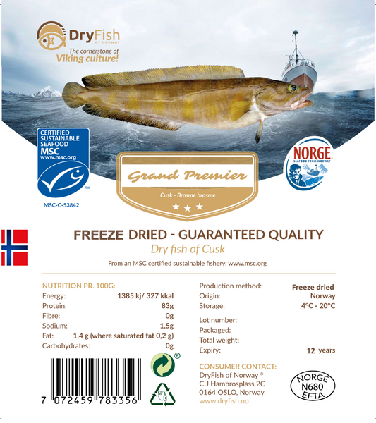 Freez dried Tusk portions - 2 KG - COMING SOON